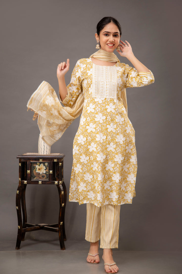 Stylish Rayon-Cotton Salwar Kameez | Perfect for Special Events & Parties