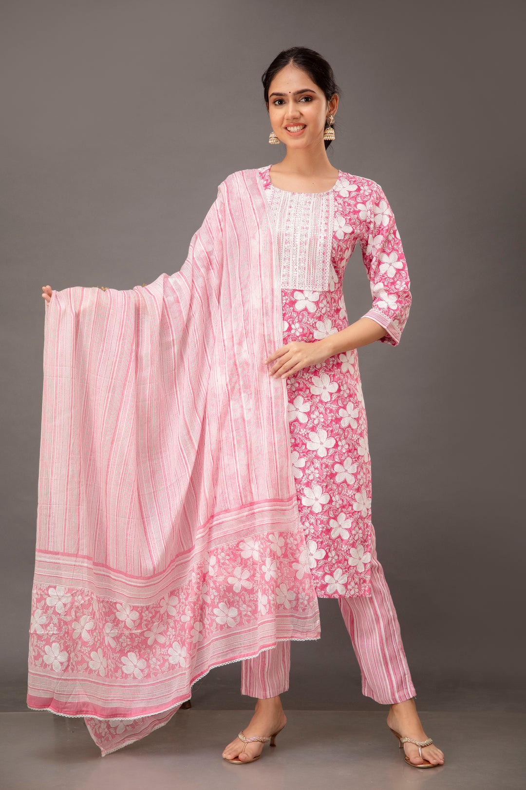 Stylish Rayon-Cotton Salwar Kameez | Perfect for Special Events & Parties