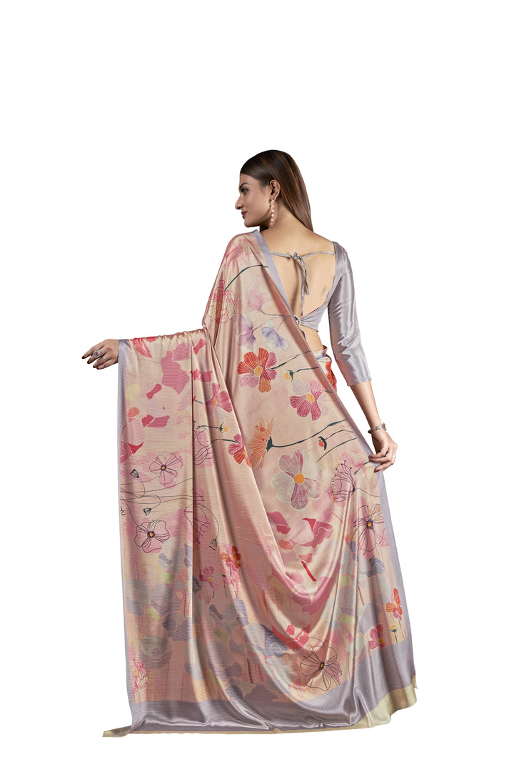 Designer Digital Printed Crepe Soft Silk Saree | Special Event & Wedding