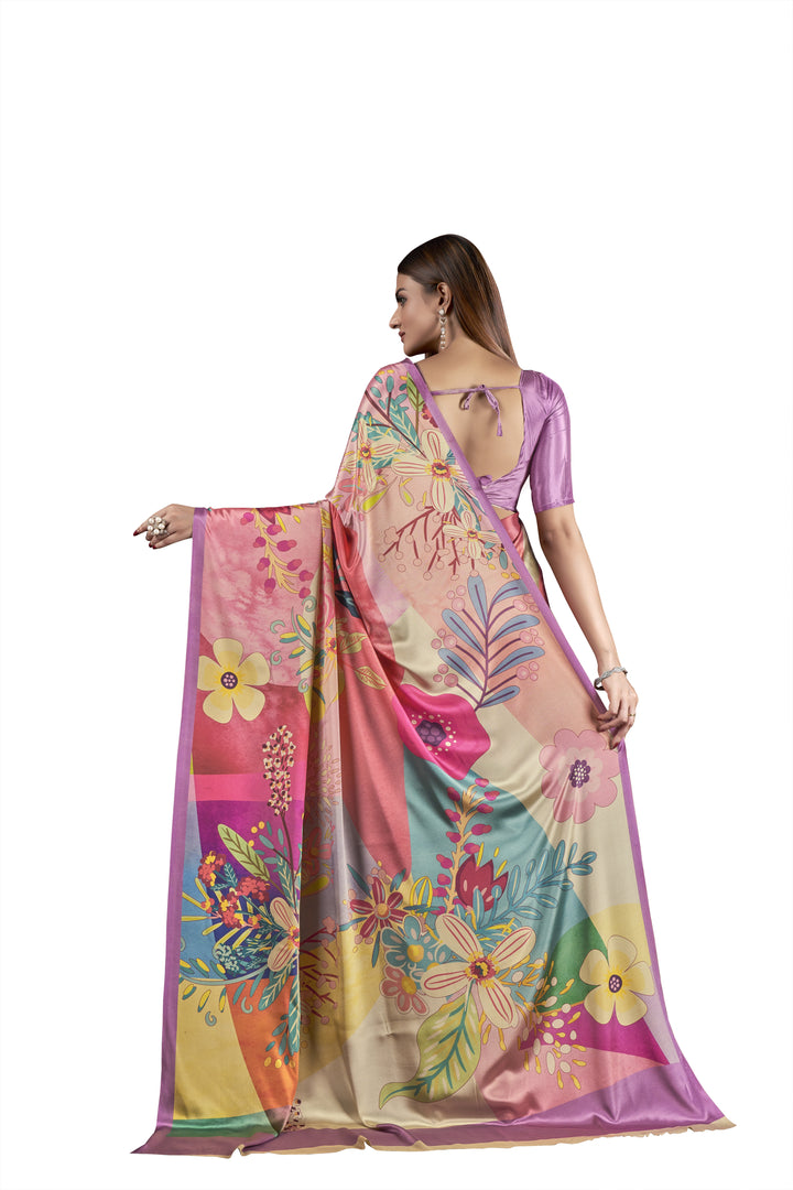 Designer Digital Printed Crepe Soft Silk Saree for Special Events | Festive Wear