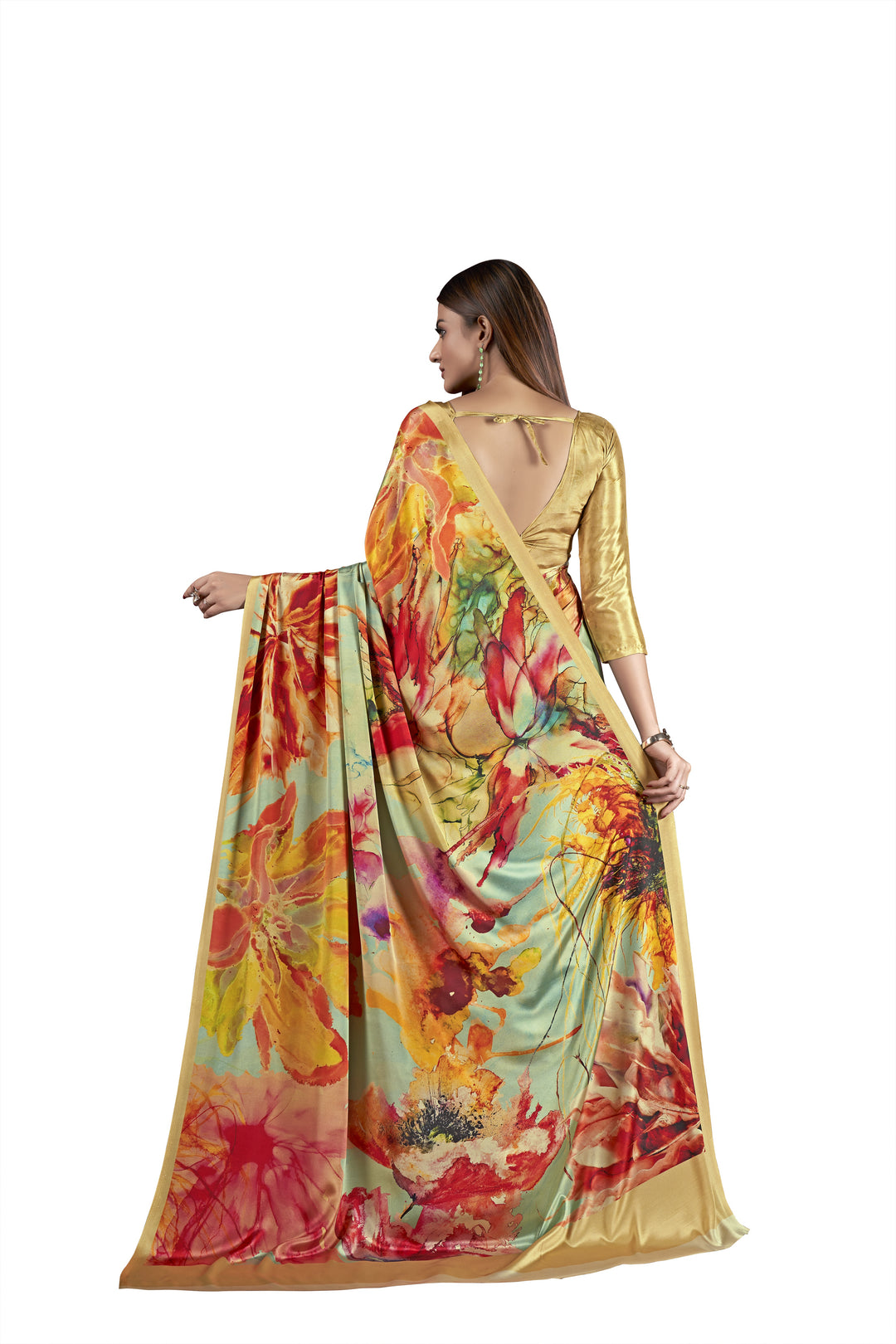 Designer Digital Printed Crepe Soft Silk Saree | Special Event & Festive Wear