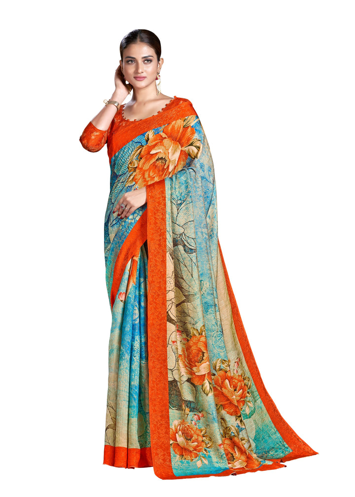 Elegant Silk Saree | Woven Jari Designer & Digital Printed for Special Events