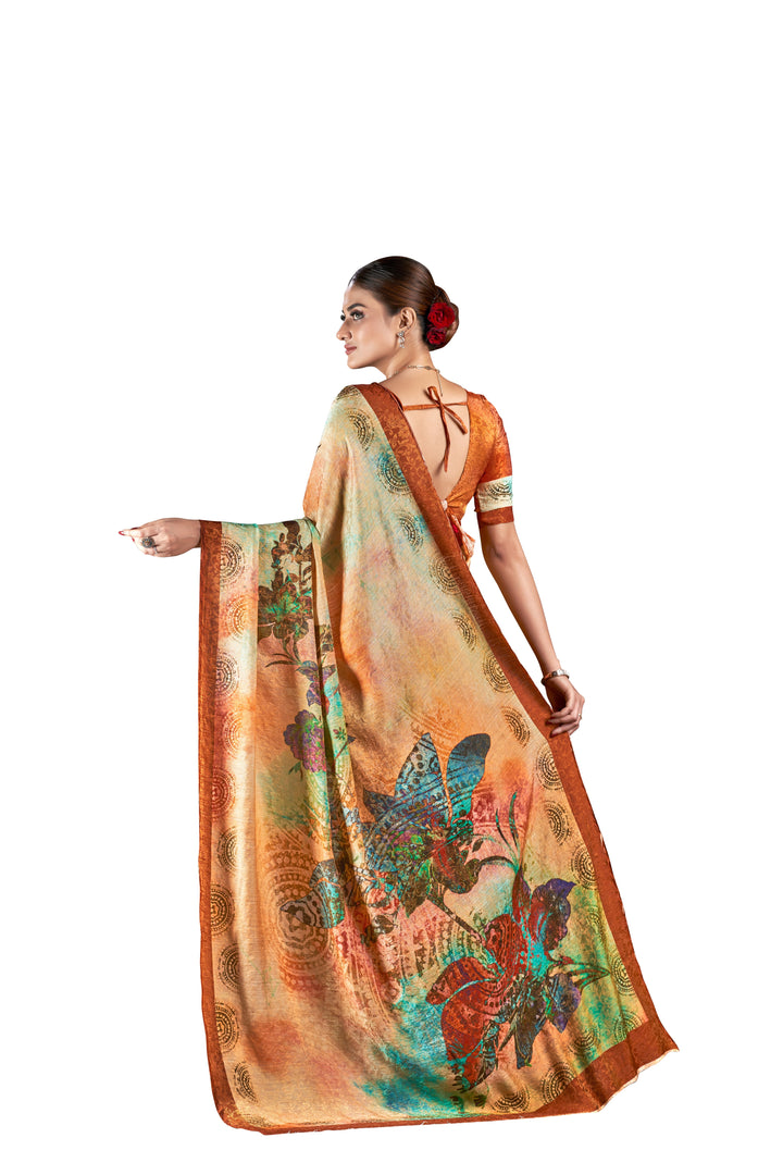 Designer Silk Saree | Digital Printed Wevon-Jari for Special Events