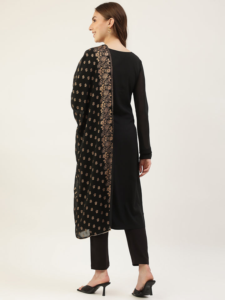 Stylish Black ReadyMade Kurti Set | Office to Party Wear for Women