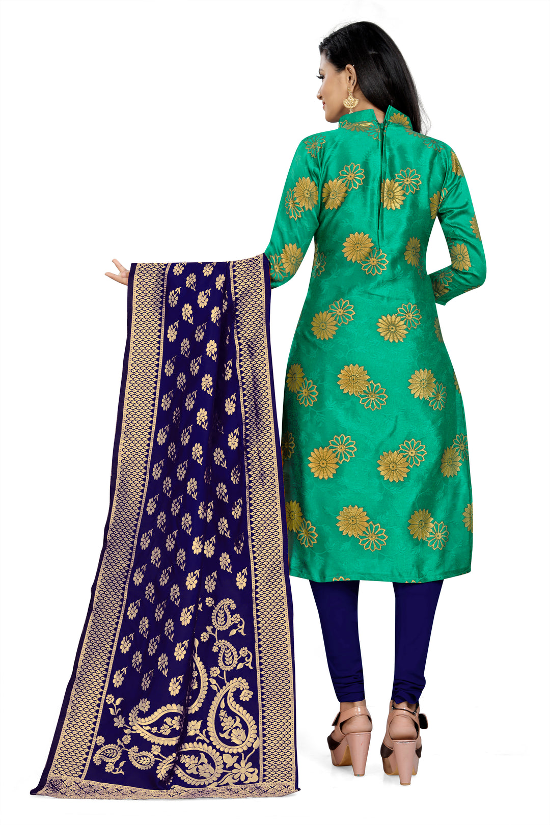 Luxurious Banarasi Silk Kurti Set | Perfect for Weddings & Festivals