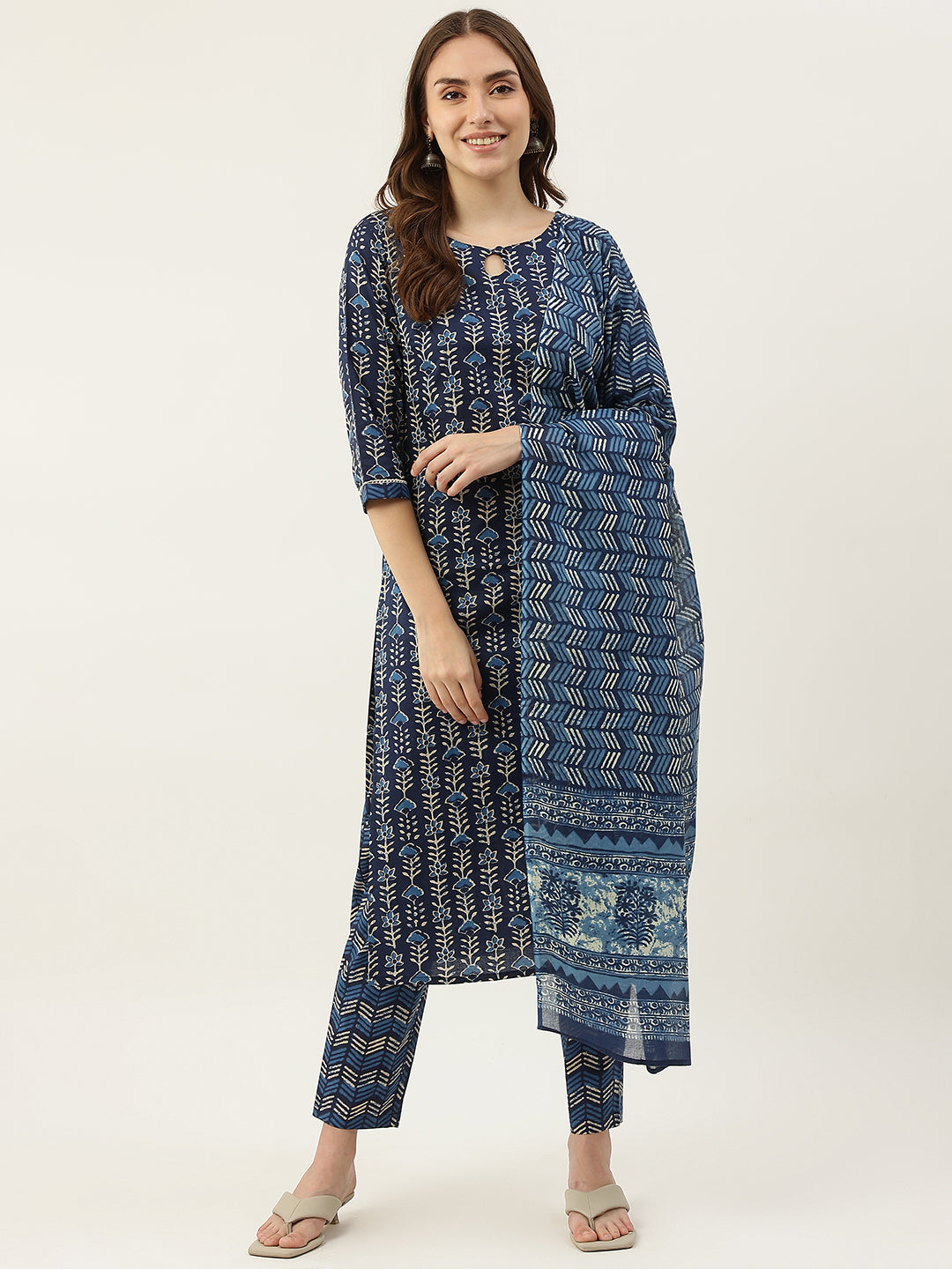 Party Wear Blue Kurti Set | Celebrate Indian Culture with Style