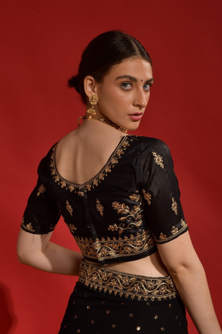 Georgette Saree with Sequins & Embroidery | Perfect for Weddings & Events