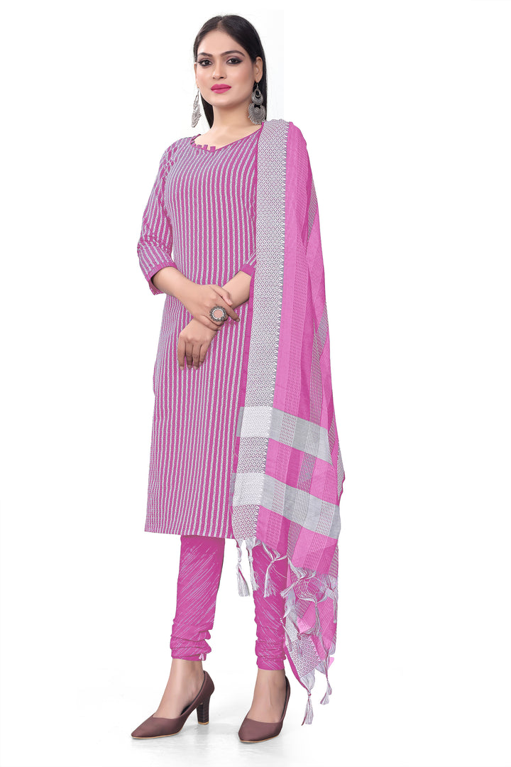 Charming Cotton Kurti Set | Knee-Length Top & Elegant Dupatta