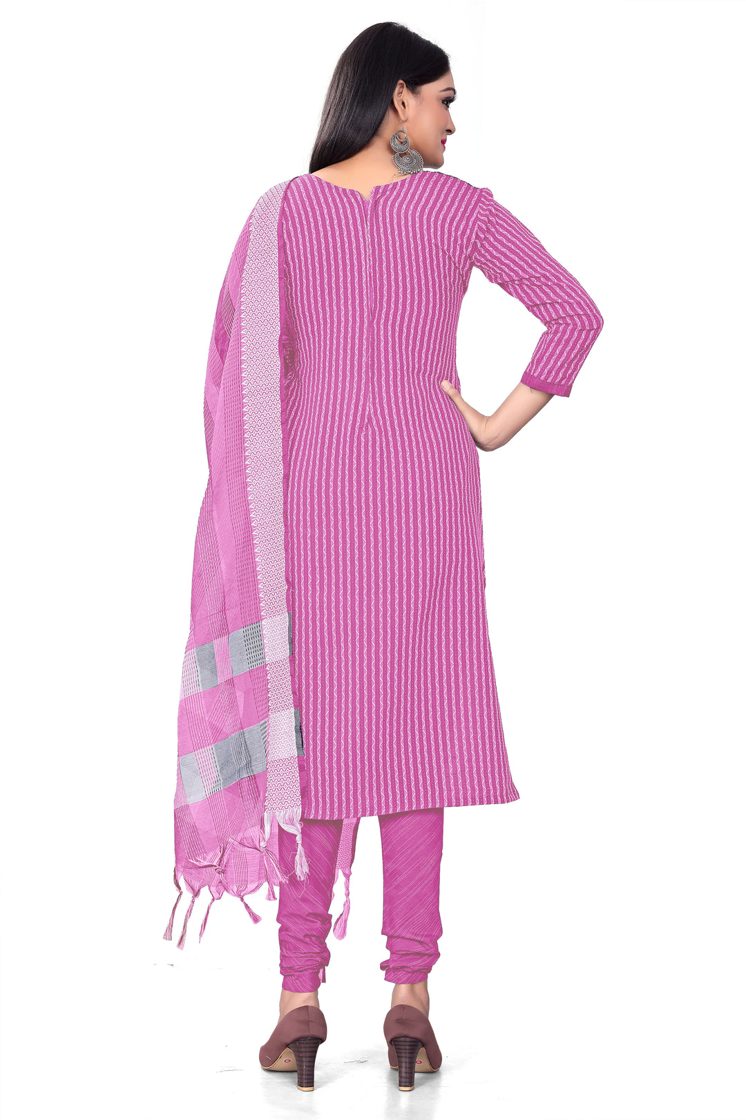 Charming Cotton Kurti Set | Knee-Length Top & Elegant Dupatta