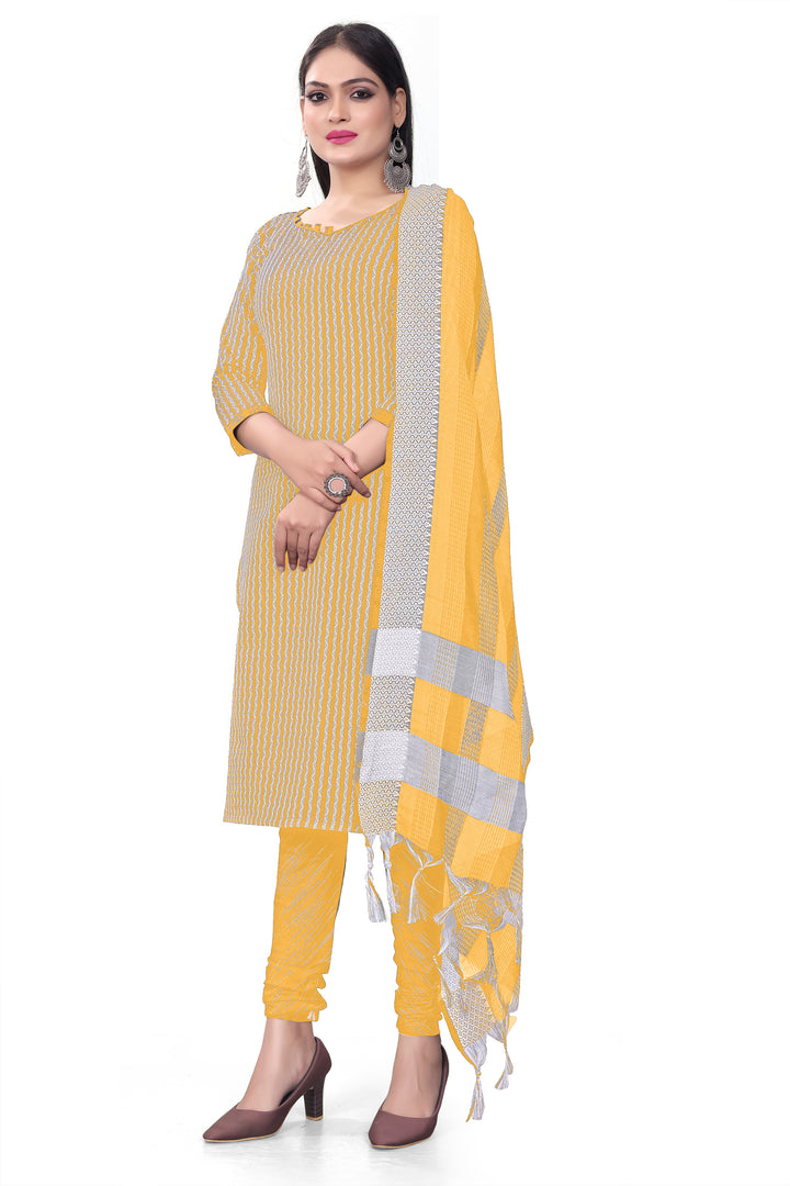 Charming Cotton Kurti Set | Knee-Length Top & Elegant Dupatta