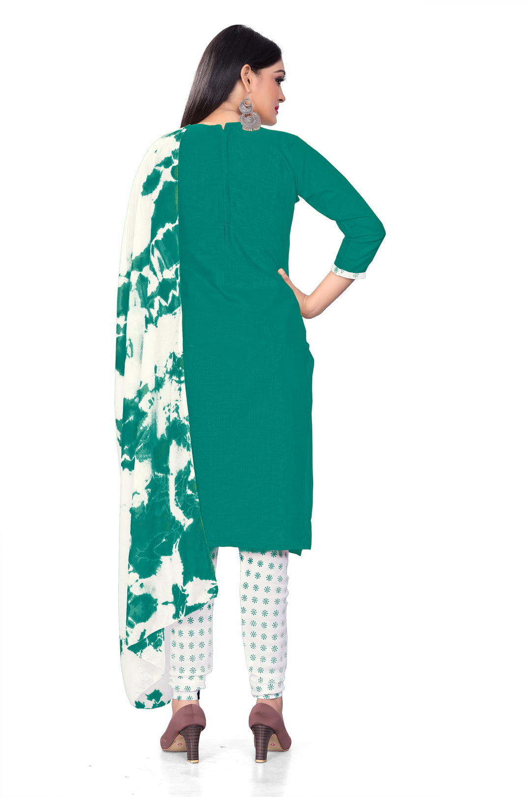 Exquisite Cotton Slab Kurti Set | Designer Prints & Elegant Dupatta