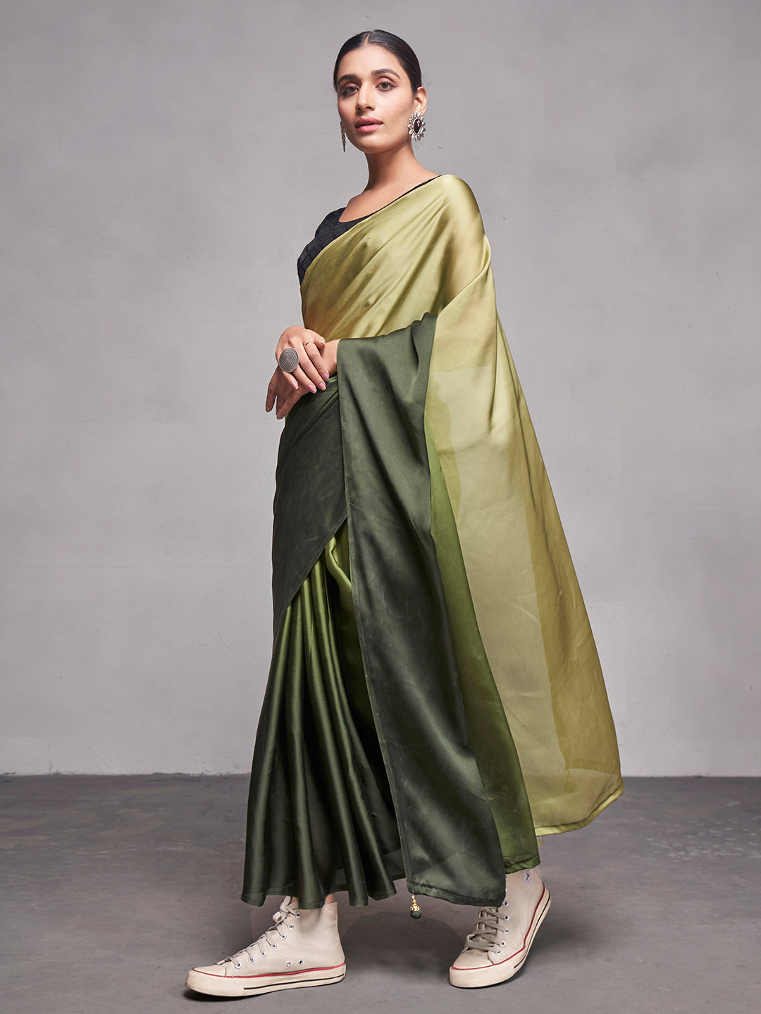 Solid-Designer Rangoli Saree | Art-Silk Blouse for Special Events & Weddings