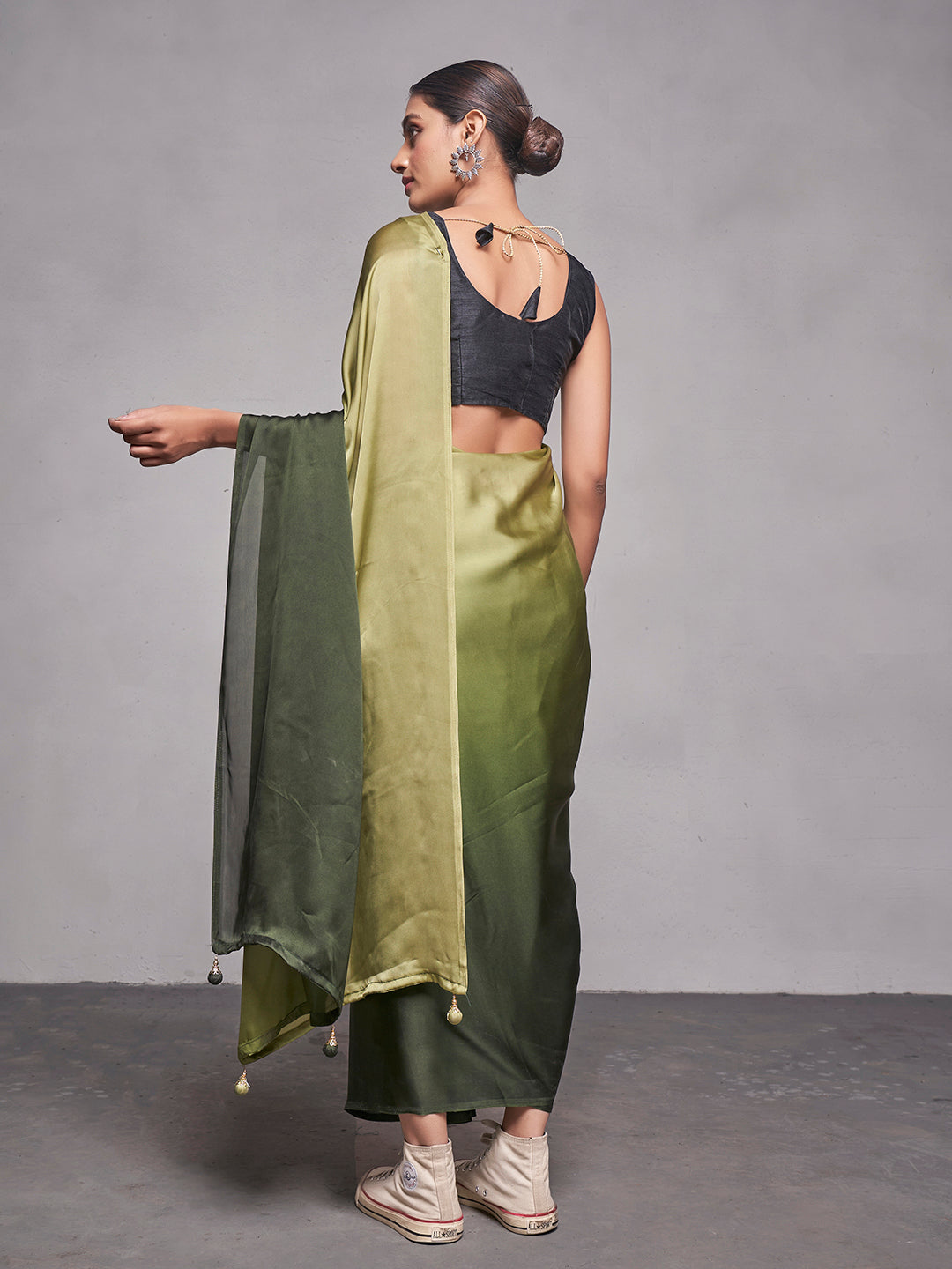 Solid-Designer Rangoli Saree | Art-Silk Blouse for Special Events & Weddings