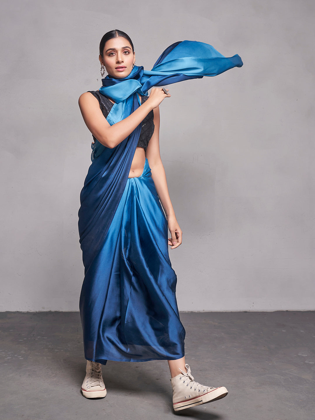 Solid-Designer Rangoli Saree | Art-Silk Blouse for Special Events & Weddings