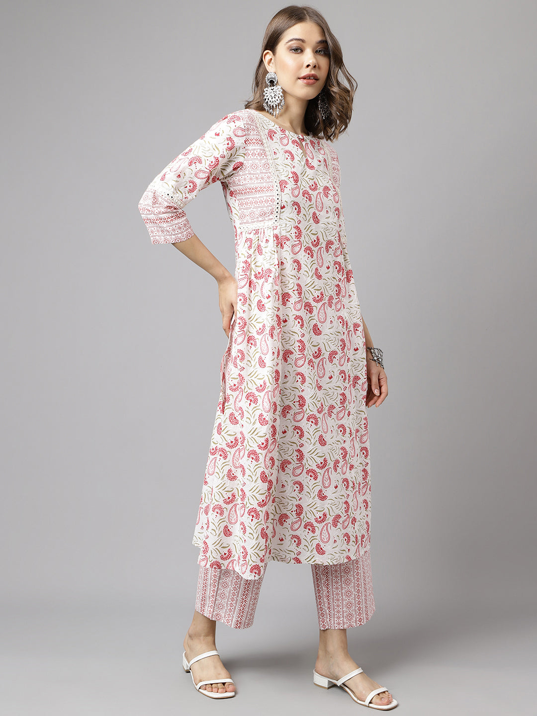 Cotton Readymade Top & Bottom Set | Designer Printed for Effortless Style