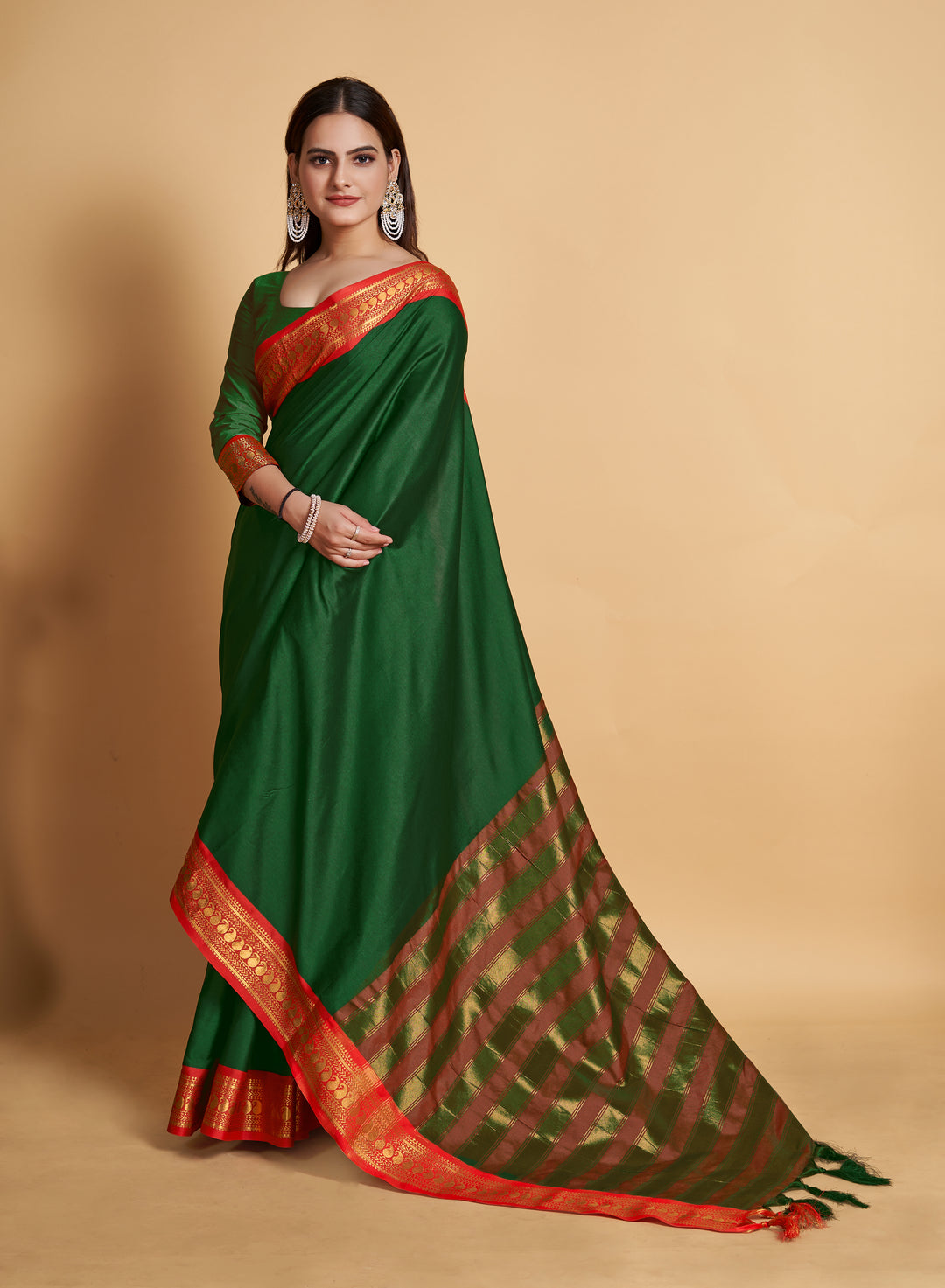 Lichi Soft Silk Saree | Weaving Jari Designer for Partywear