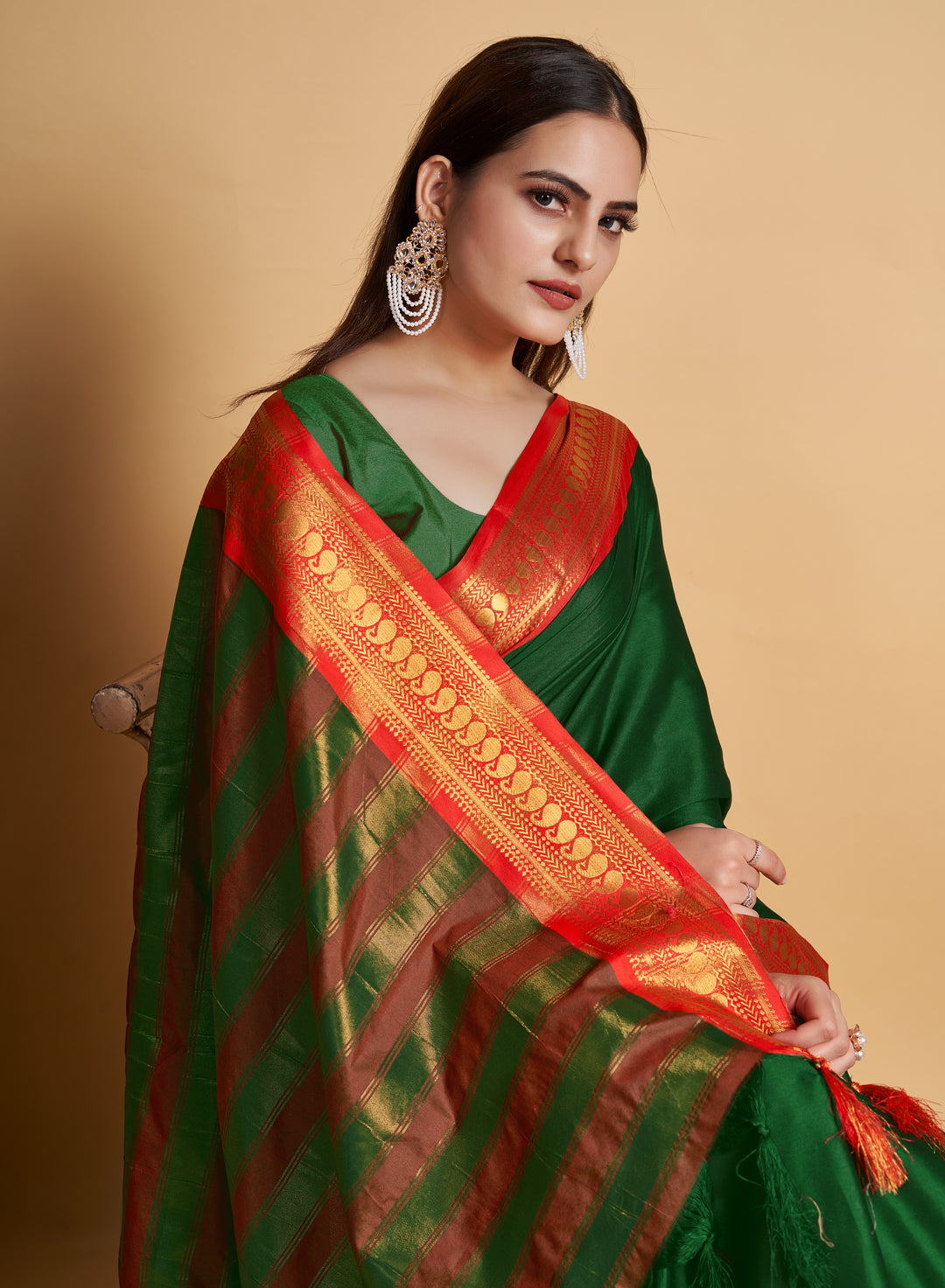 Lichi Soft Silk Saree | Weaving Jari Designer for Partywear