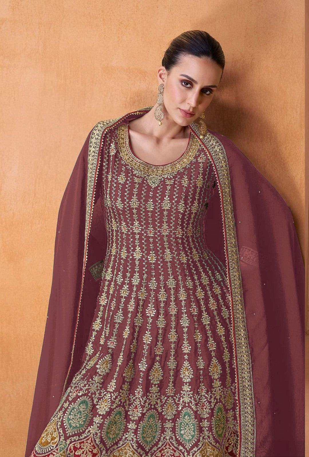 Designer Plazzo Suits | Georgette Embroidery Pair with Dupatta