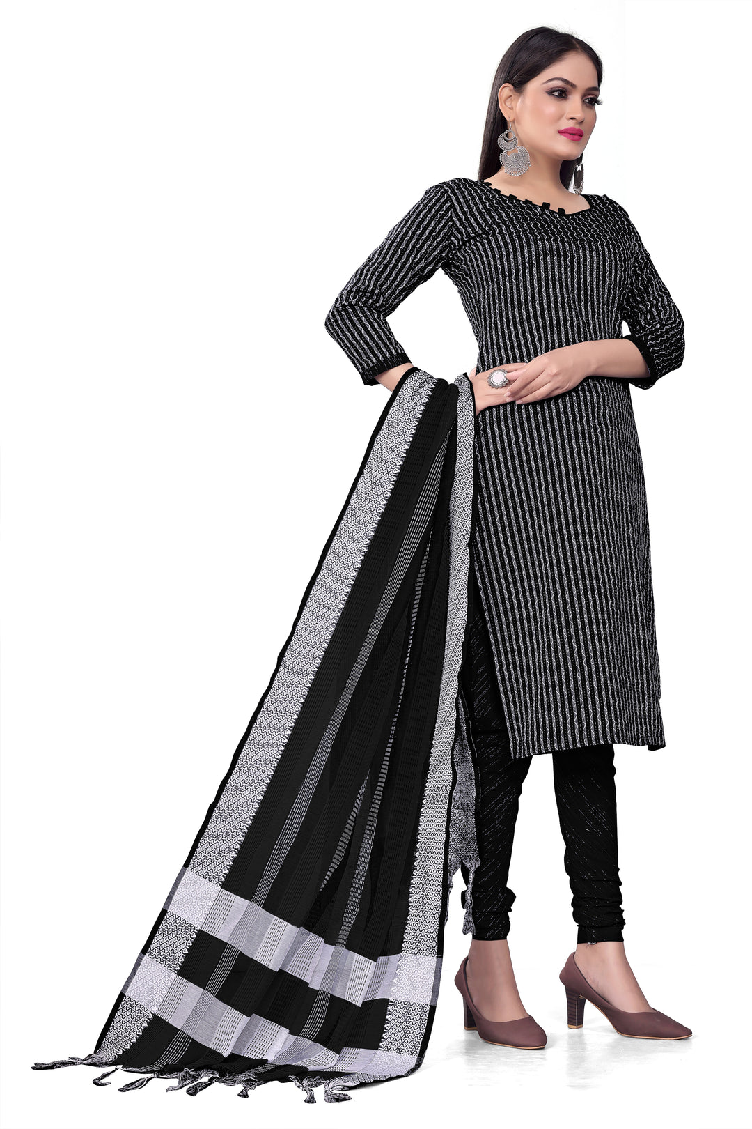 Cotton Top & Bottom Set | Wevon Designer Dupatta | Perfect for Every Occasion