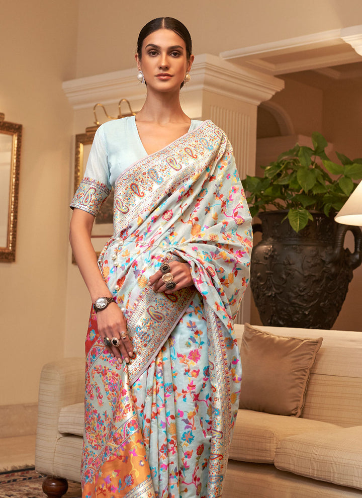 Handloom Silk Saree with Designer Weaving | Perfect for Weddings & Festive Events