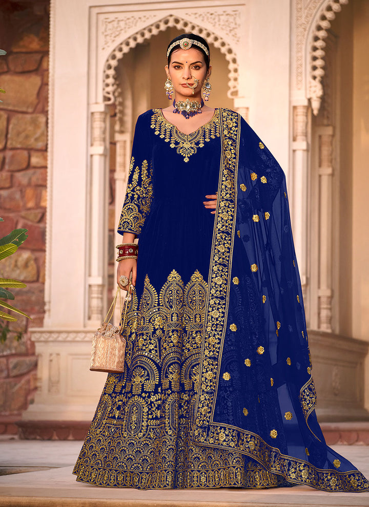 Designer Velvet Anarkali Suits | Royal Ethnic Wear for Women