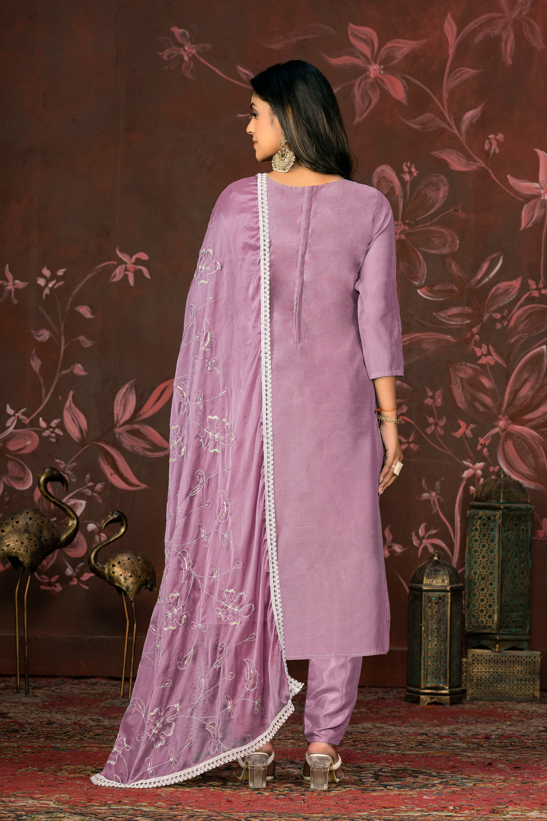 Modal Butti Santoon Suit | Hand Work Nazmin Dupatta, Santoon Bottom