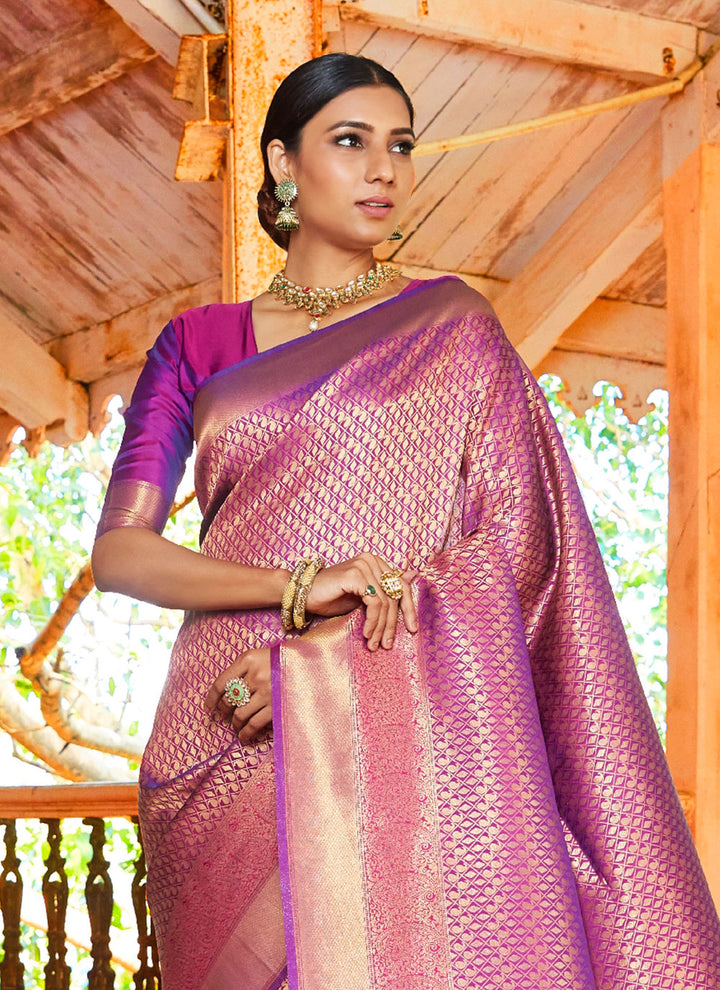 Handloom Silk Saree | Designer Jari Weaving for Weddings & Special Events