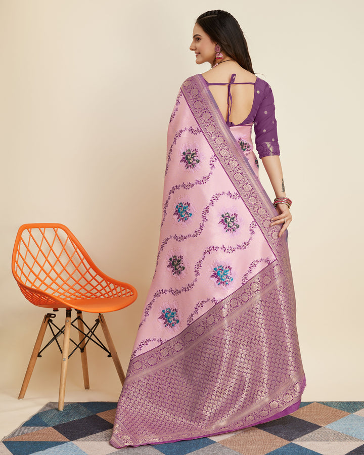 Banarasi Silk Saree | Designer Weaving Exquisite Traditional Look