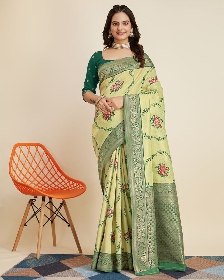 Banarasi Silk Saree | Designer Weaving Exquisite Traditional Look