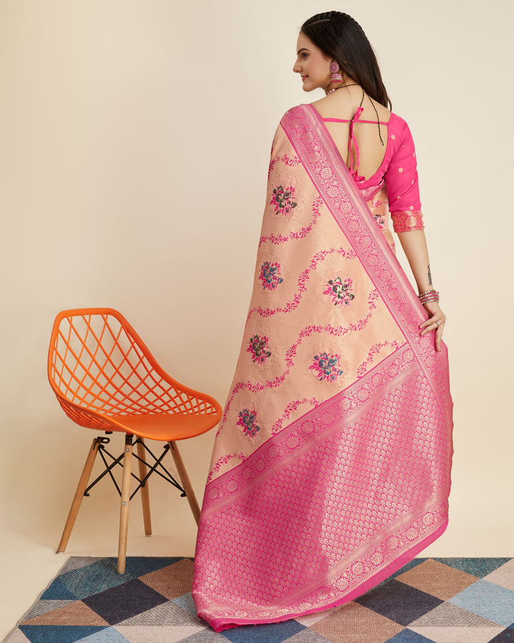 Banarasi Silk Saree | Designer Weaving Exquisite Traditional Look