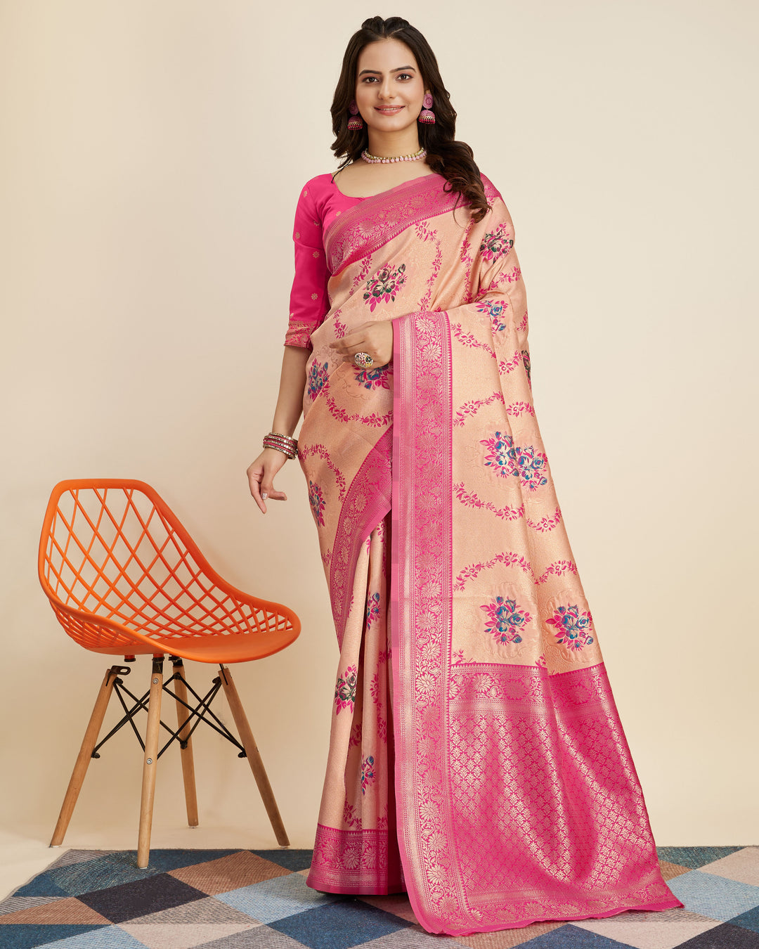 Banarasi Silk Saree | Designer Weaving Exquisite Traditional Look