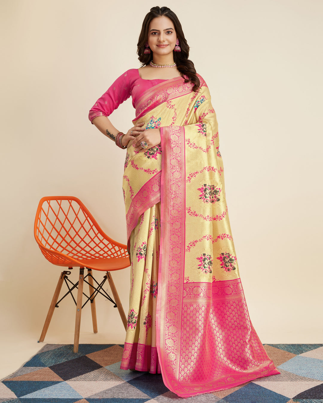 Banarasi Silk Saree | Designer Weaving Exquisite Traditional Look