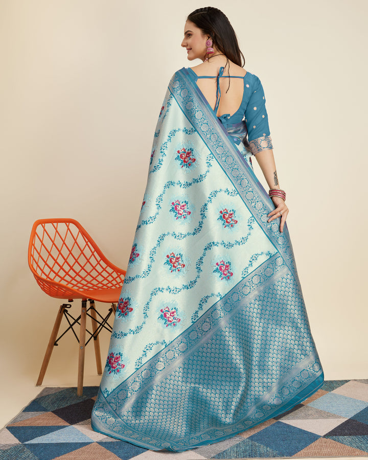 Banarasi Silk Saree | Designer Weaving Exquisite Traditional Look