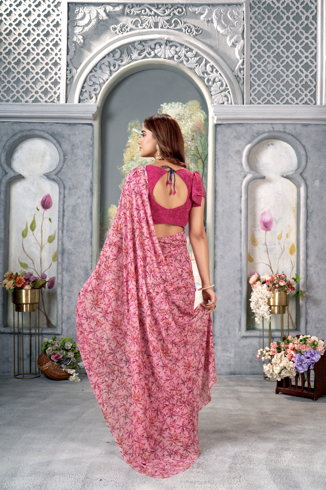 Designer-Printed Weightless Saree | Perfect for Weddings and Special Events