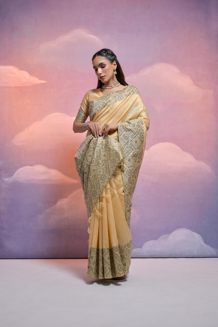 Handloom Silk Designer Saree | Wedding and Festive Special Event Wear