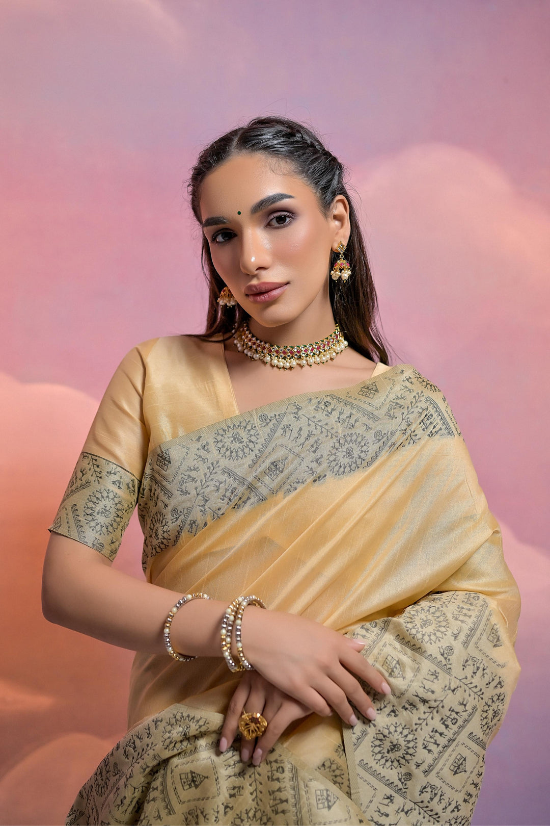 Handloom Silk Designer Saree | Wedding and Festive Special Event Wear