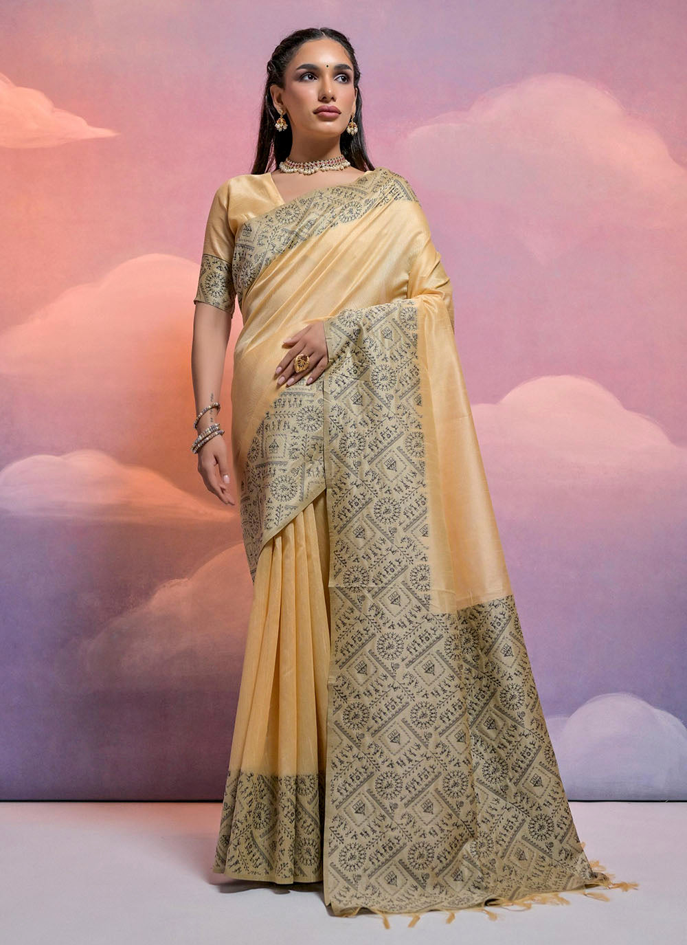 Handloom Silk Designer Saree | Wedding and Festive Special Event Wear