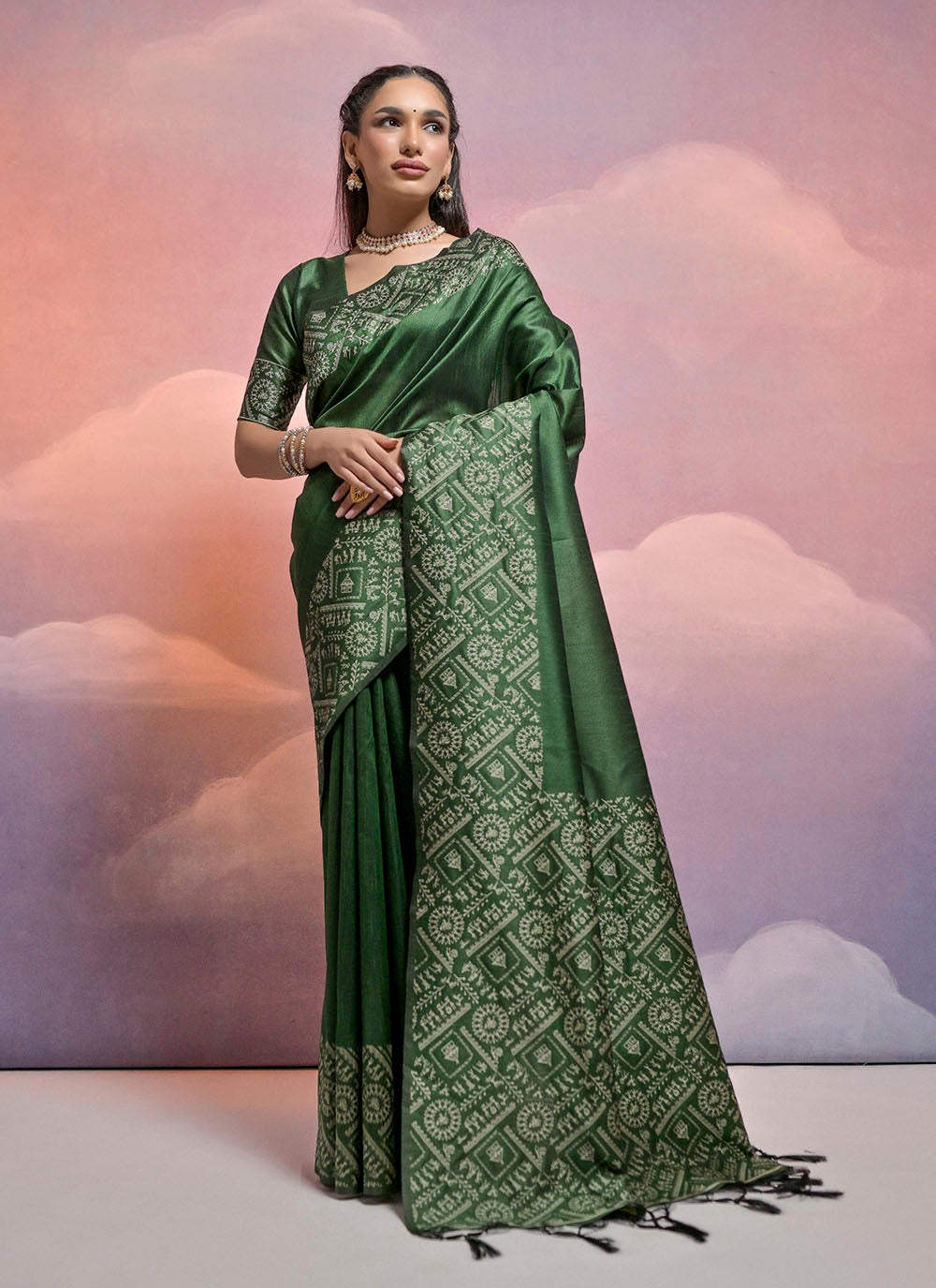 Handloom Silk Designer Saree | Wedding and Festive Special Event Wear