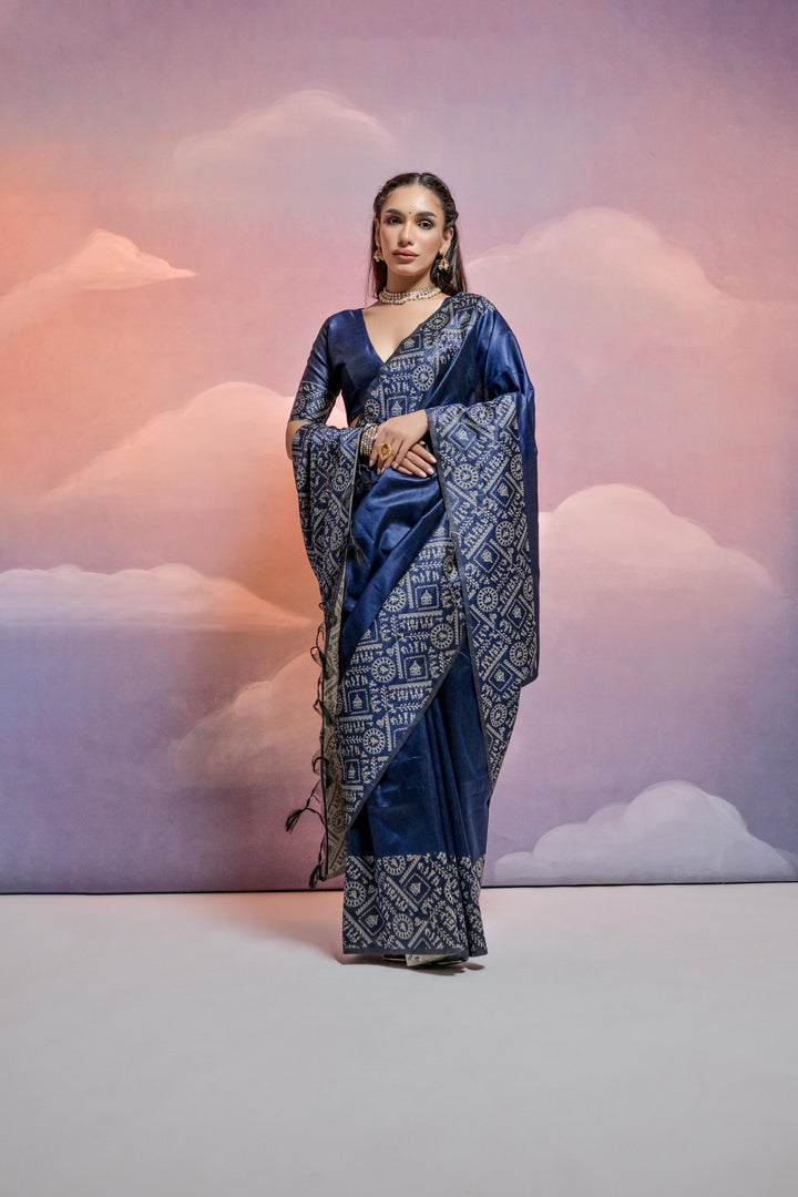 Handloom Silk Designer Saree | Wedding and Festive Special Event Wear