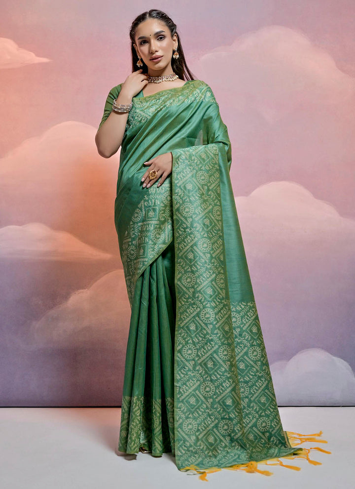 Handloom Silk Designer Saree | Wedding and Festive Special Event Wear