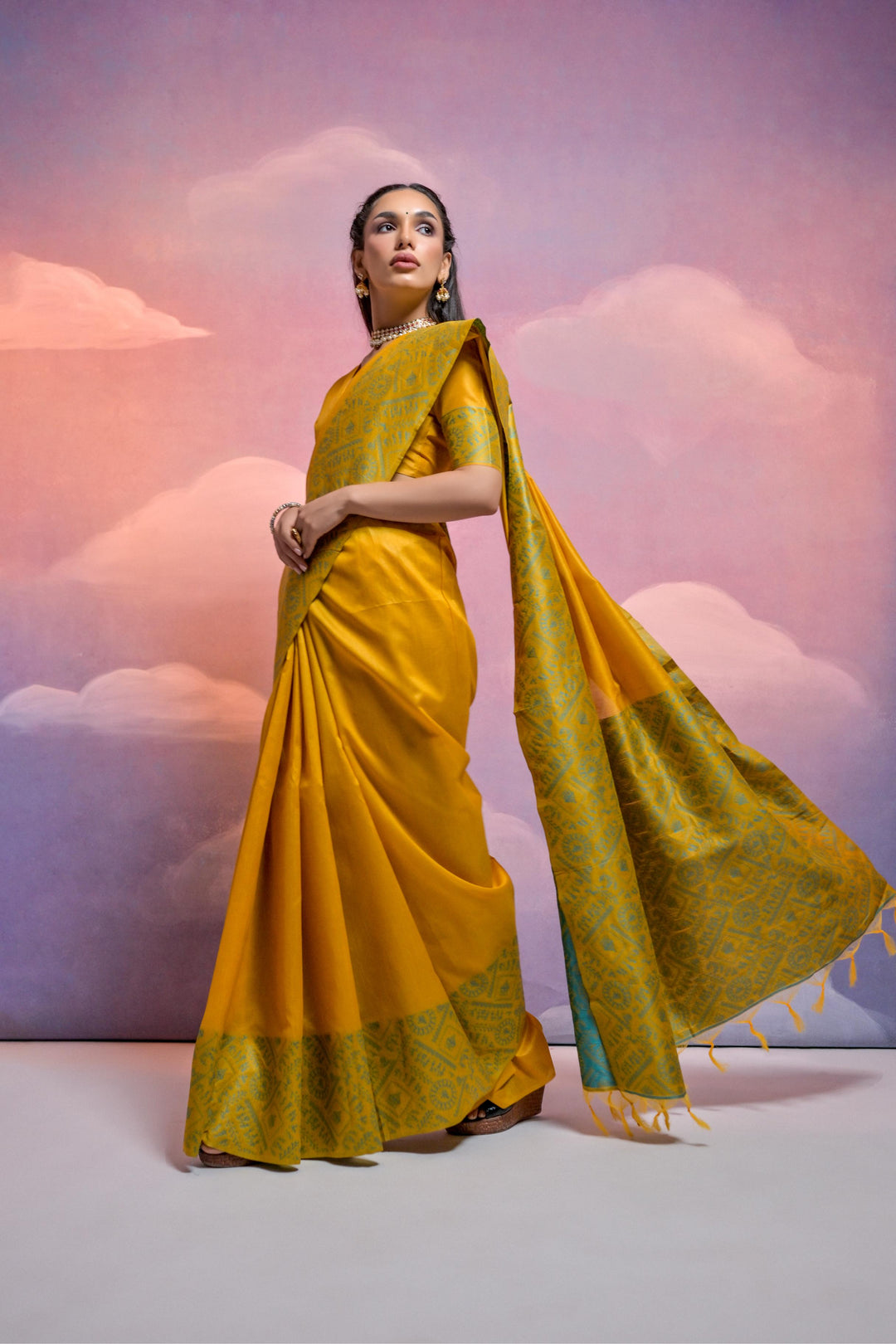 Handloom Silk Designer Saree | Wedding and Festive Special Event Wear