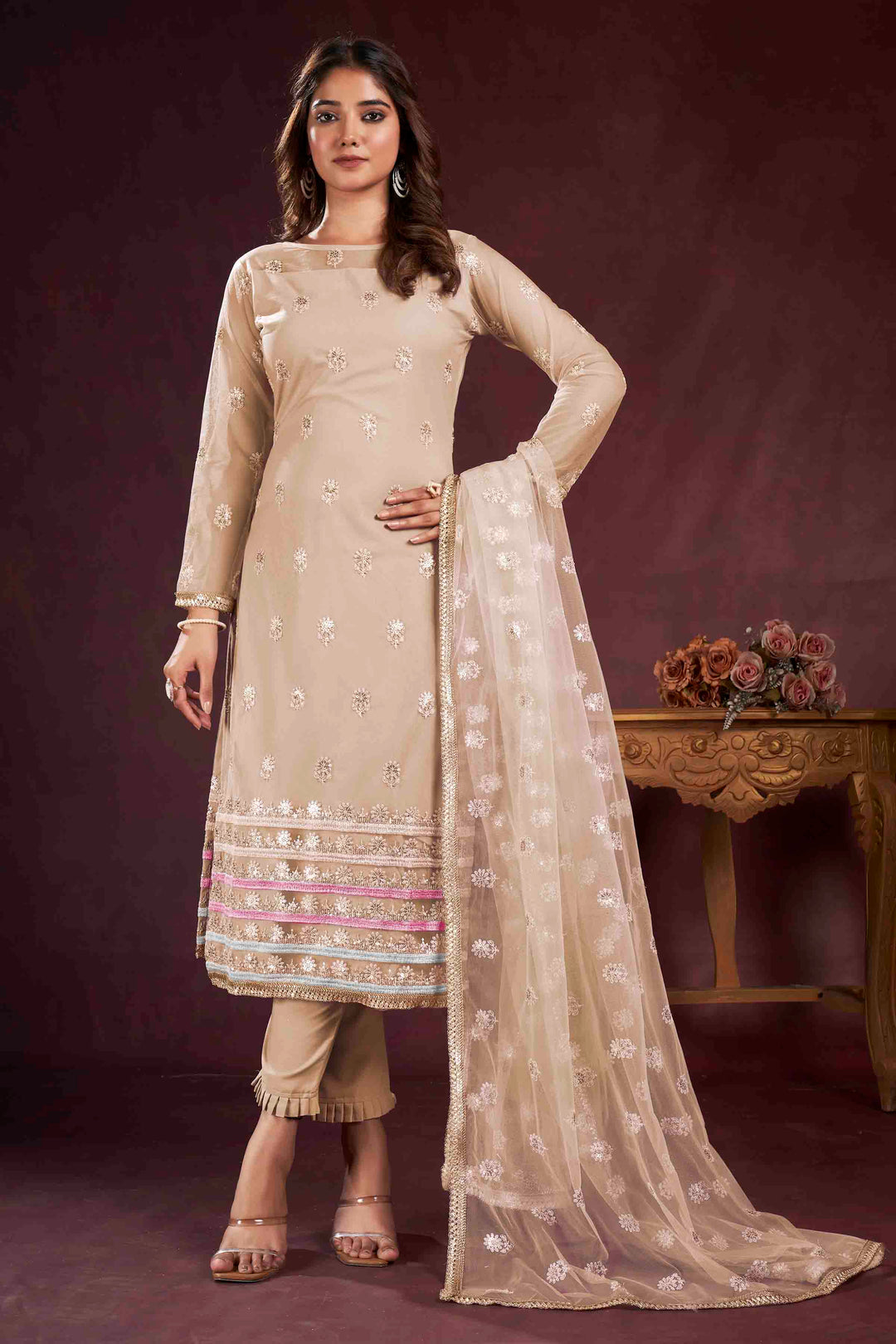 Stunning Embroidered Kurti Set | Traditional Wear for Special Occasions