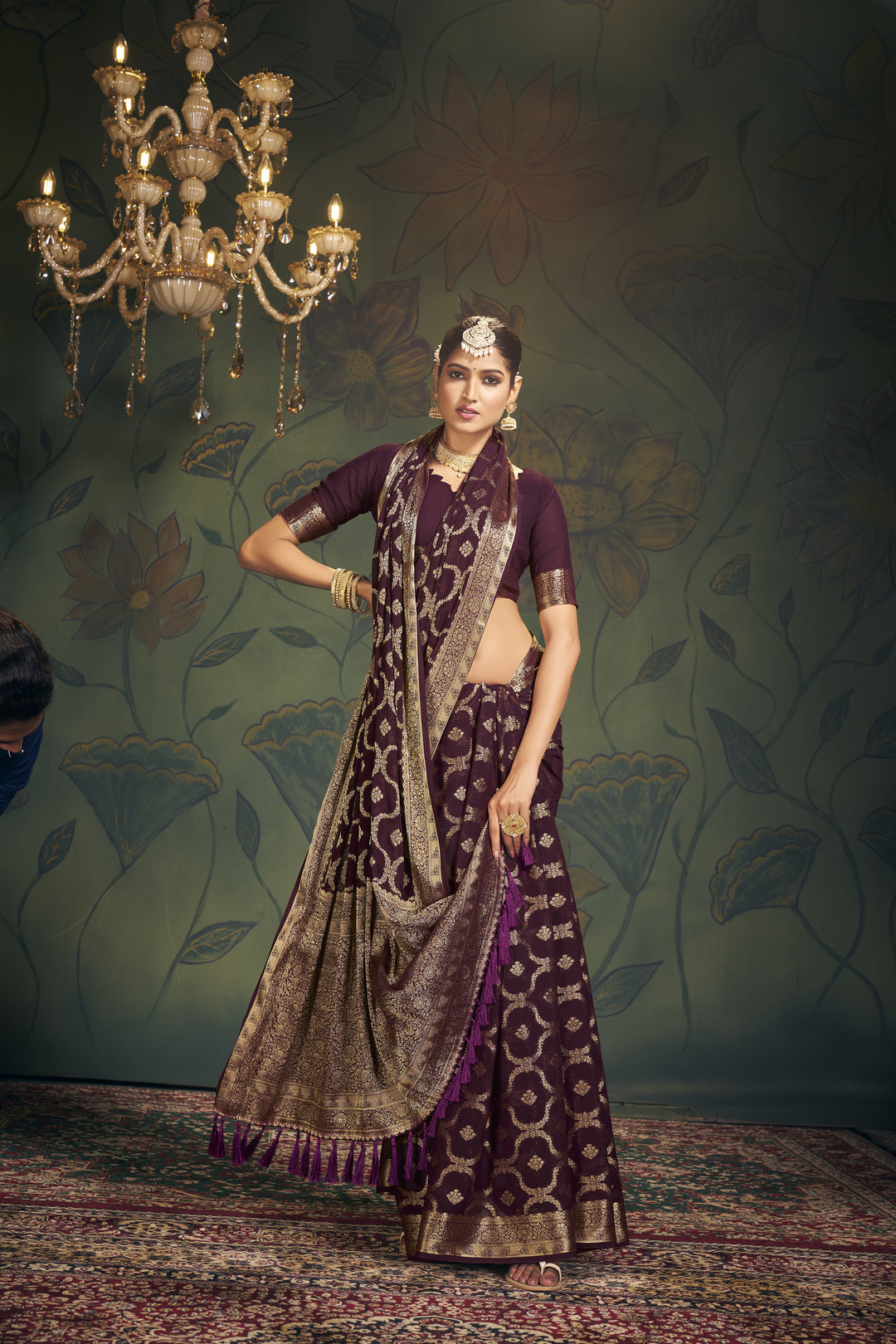 Designer Heavy-Weight Georgette Saree | Perfect for Weddings & Events