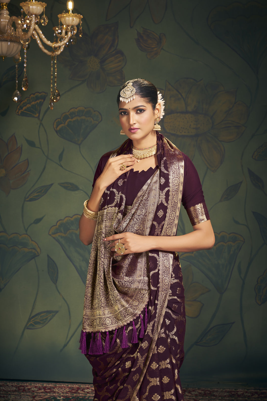 Designer Heavy-Weight Georgette Saree | Perfect for Weddings & Events