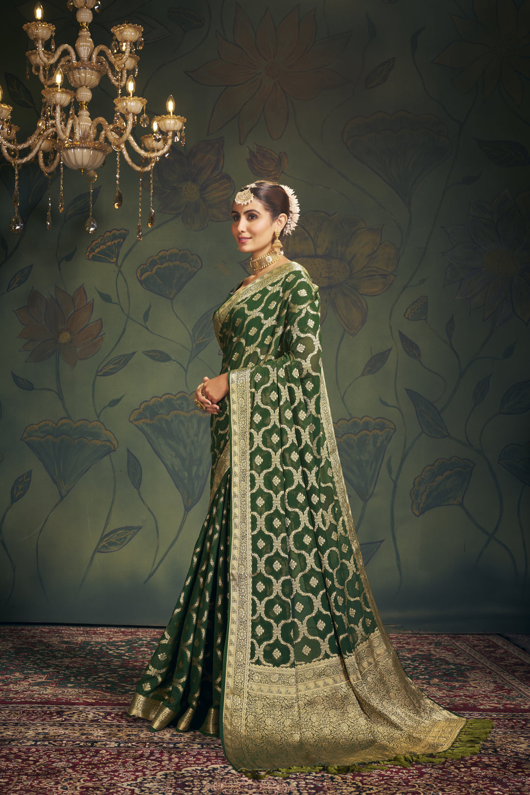 Designer Heavy-Weight Georgette Saree | Perfect for Weddings & Events