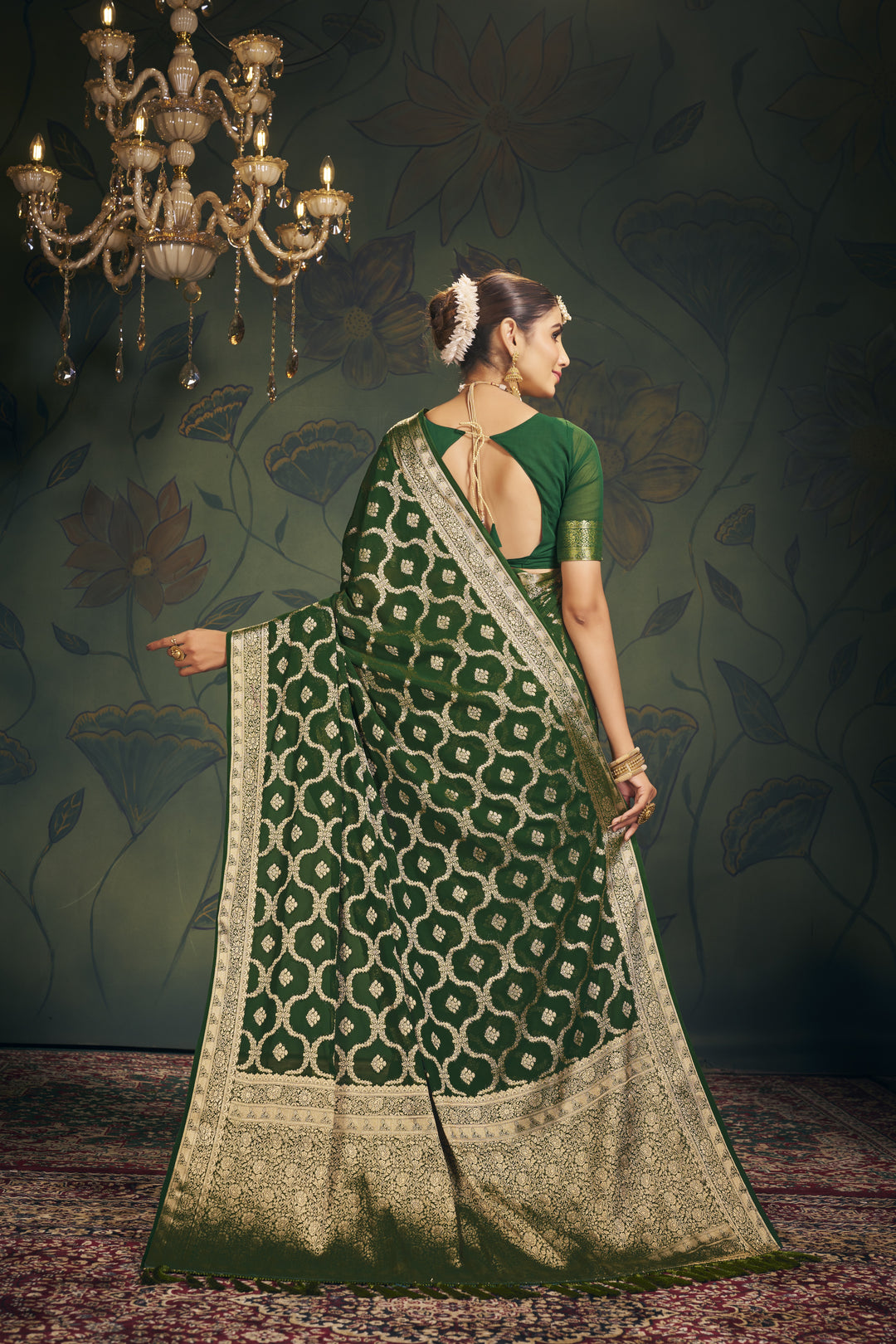 Designer Heavy-Weight Georgette Saree | Perfect for Weddings & Events