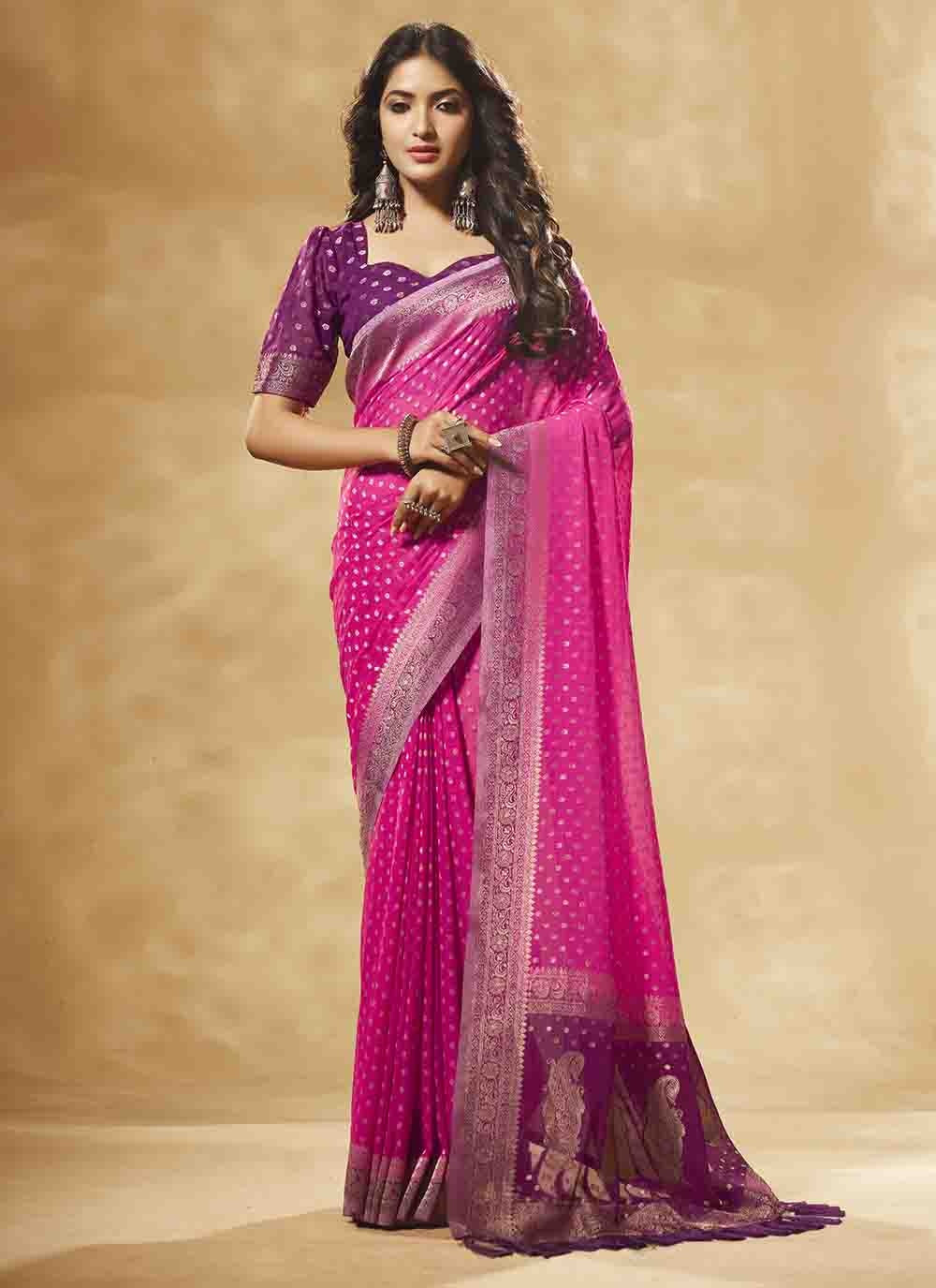 Designer Georgette Saree | Elegant Wedding & Festive Wear for Special Occasions