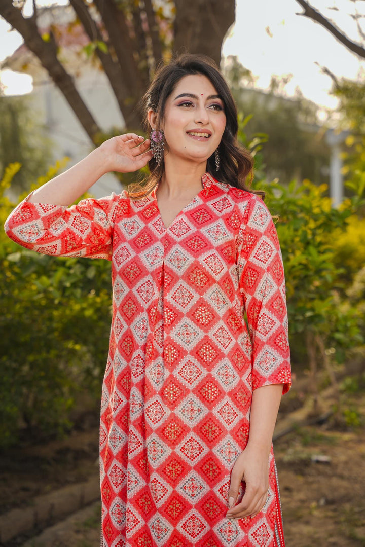 Stylish Rayon Palazzo Suit Set | Designer Digital Printed