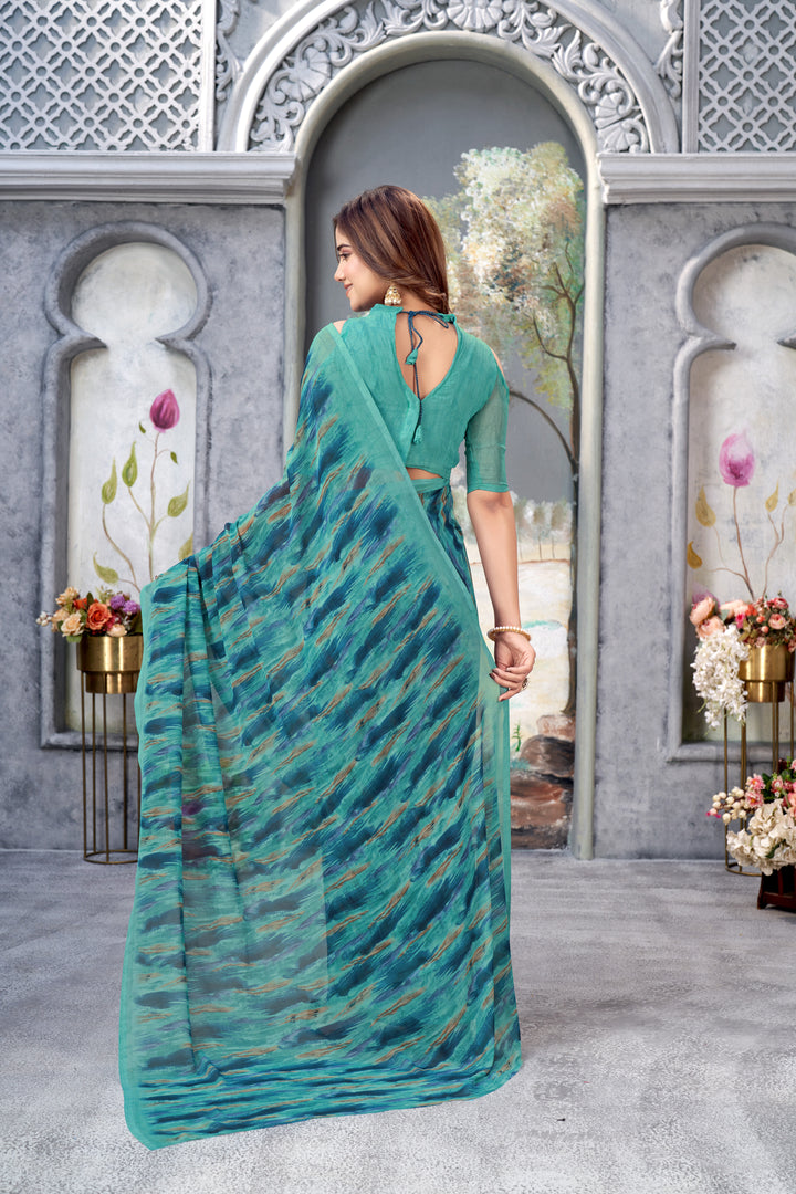 Designer-Printed Weight-Less Saree | Perfect for Weddings and Special Events