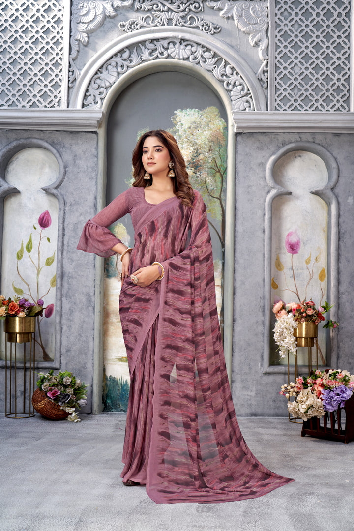 Designer-Printed Weight-Less Saree | Perfect for Weddings and Special Events